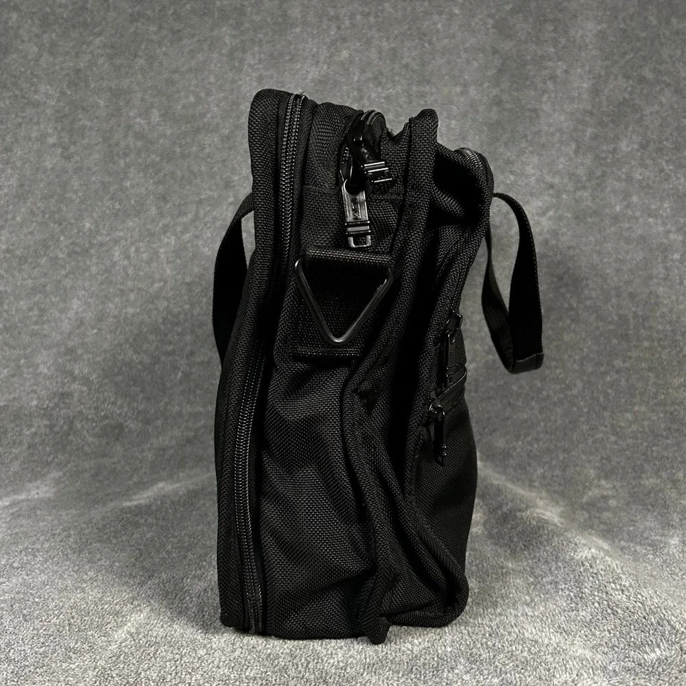VTG Tumi Briefcase Messenger Laptop Bag Expandable Ballistic Nylon  Black USA